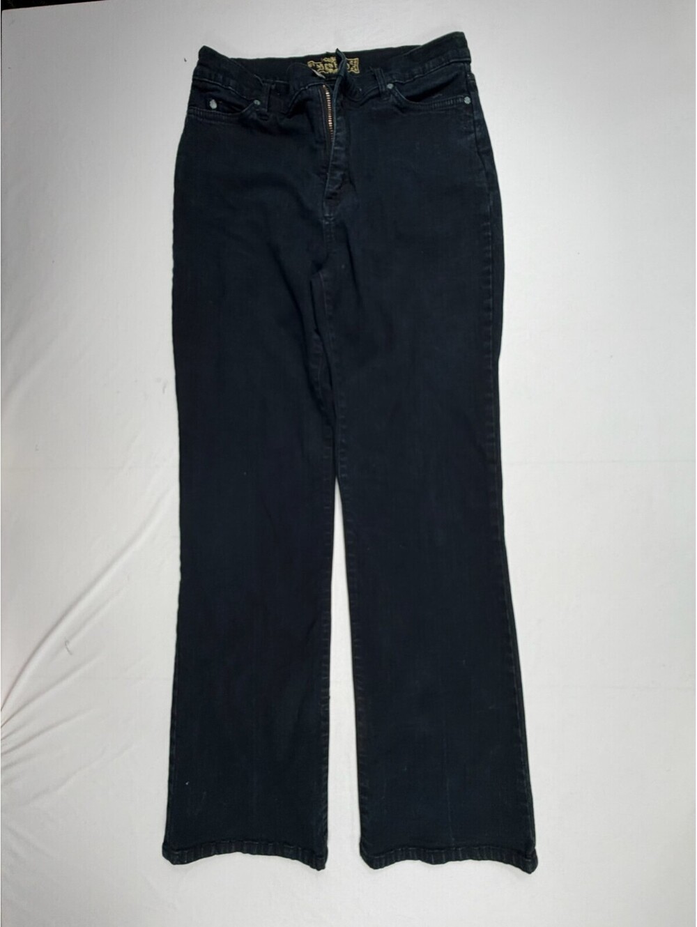 Bestow by California Dreams Black Denim Jeans Size 8P with Stretch